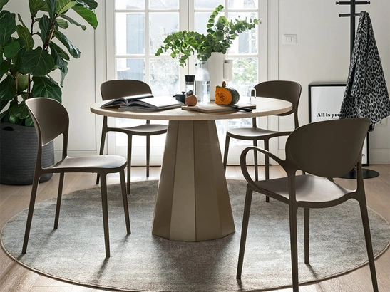 Tavolo rotondo Dix di Connubia