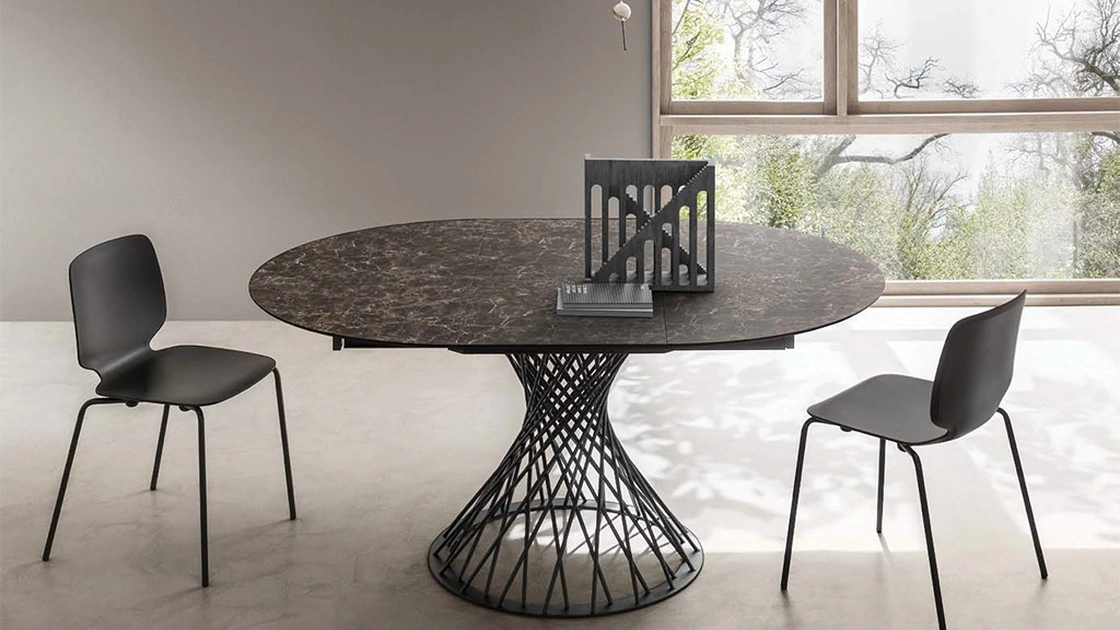 Tavolo rotondo allungabile Franz di La Primavera