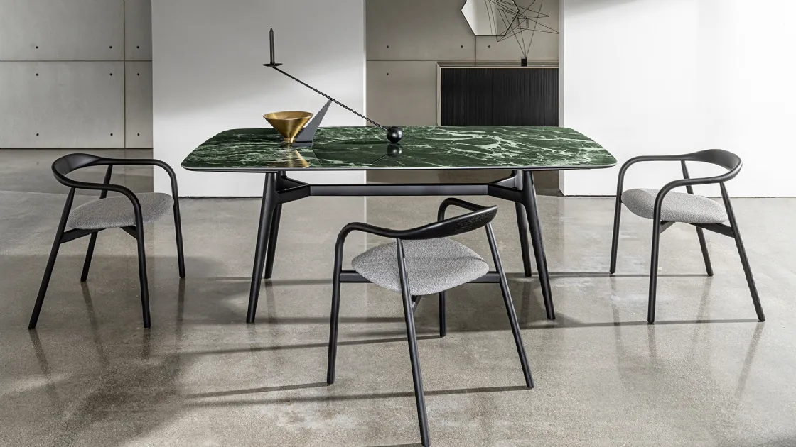 Tavolo Lewood shaped estensibile di Sovet