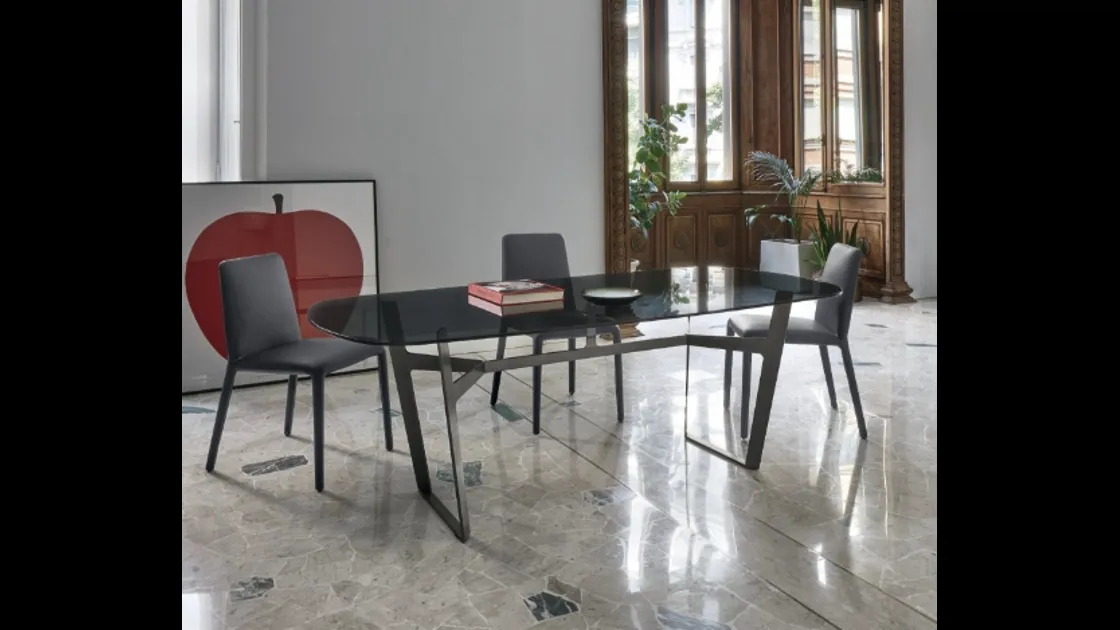 Tavolo Obi in Vetro di Sangiacomo