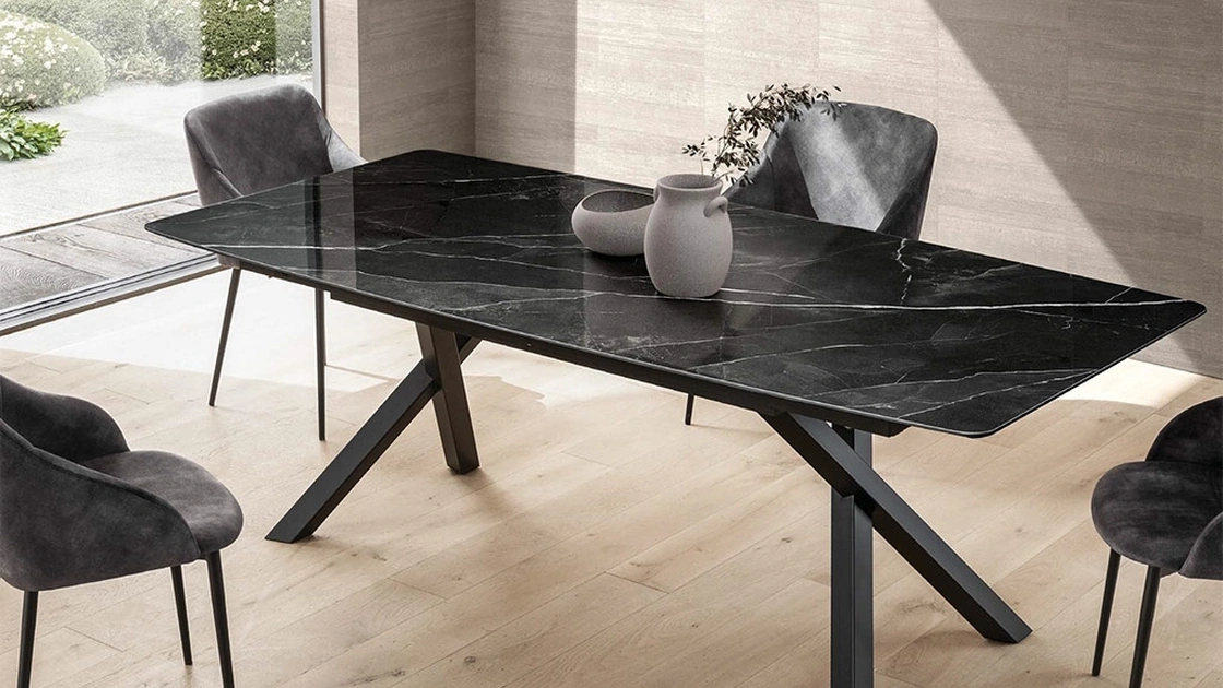 Tavolo allungabile in gres Xavi di La Primavera