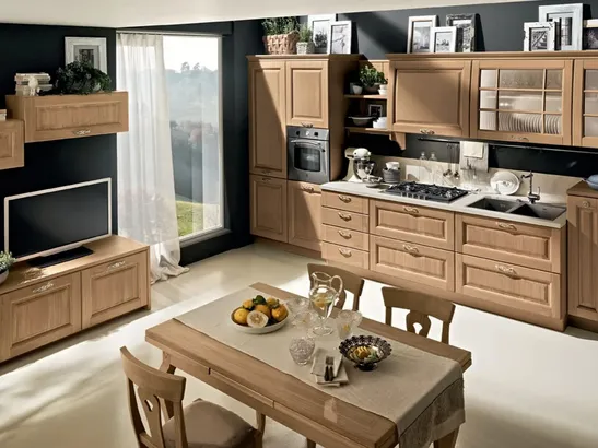 Cucina Classica Bolgheri 07 in Rovere Natura di Stosa