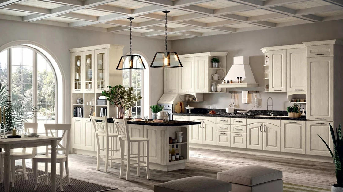 Cucina Classica con isola Borgo 02 di Spar