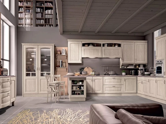 Cucina Classica con penisola Borgo 08 di Spar