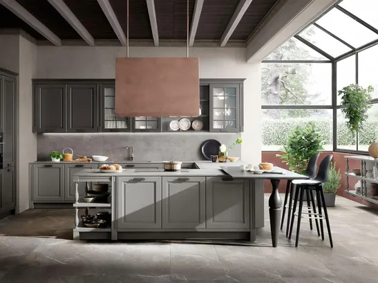 Cucina Classica con penisola Dolcevita 07 di Stosa