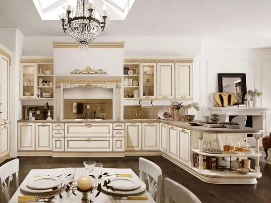 Cucina Classica con penisola Dolcevita 10 di Stosa