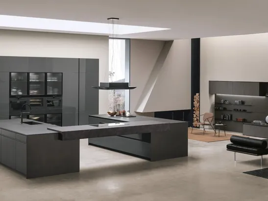 Cucina Moderna con doppia isola Aliant 01 di Stosa