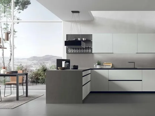 Cucina Moderna con penisola Aliant 14 di Stosa