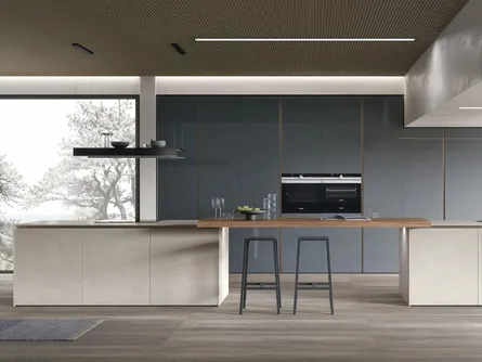 Cucina Moderna con doppia isola Aliant 04 di Stosa