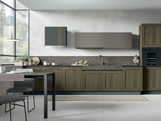 Cucina Moderna lineare City 03 di Stosa