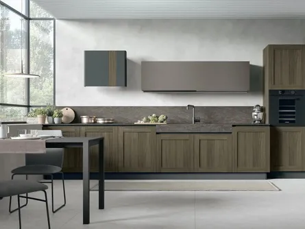 Cucina Moderna lineare City 03 di Stosa