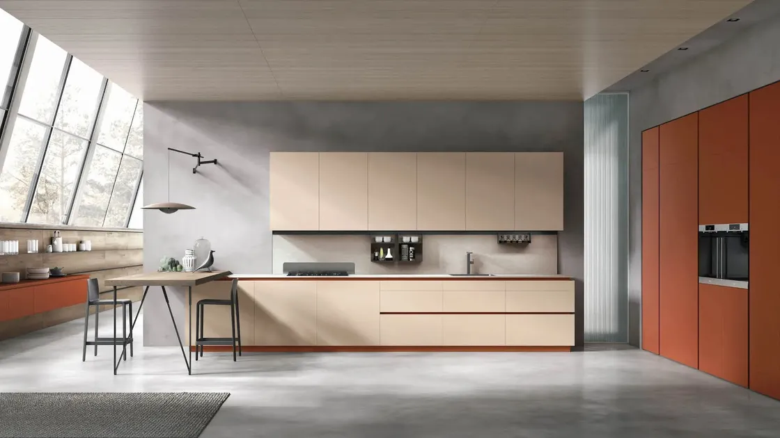 Cucina Moderna angolare Color Trend 04 di Stosa