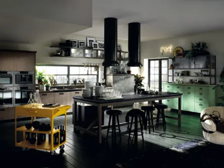 Cucina Moderna Diesel Social Kitchen 03 Ruxe Grey di Scavolini