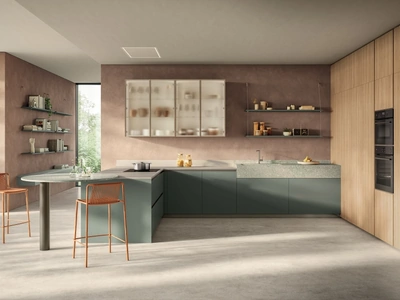 Cucina Moderna con penisola Essenza 01 di Scavolini