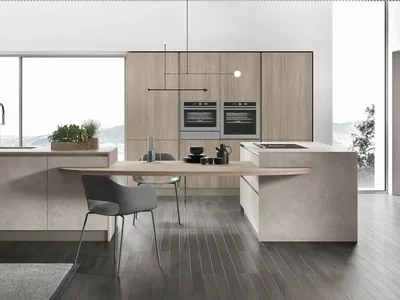 Cucina Moderna con doppia isola Infinity 09 di Stosa