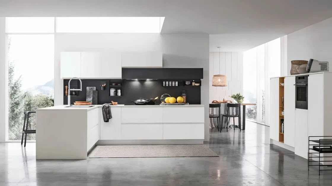 Cucina Moderna con penisola Karma 04 di Stosa