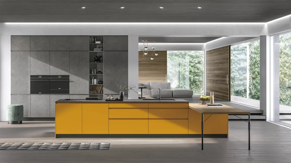 Cucina Moderna con isola Karma Modern 01 di Stosa