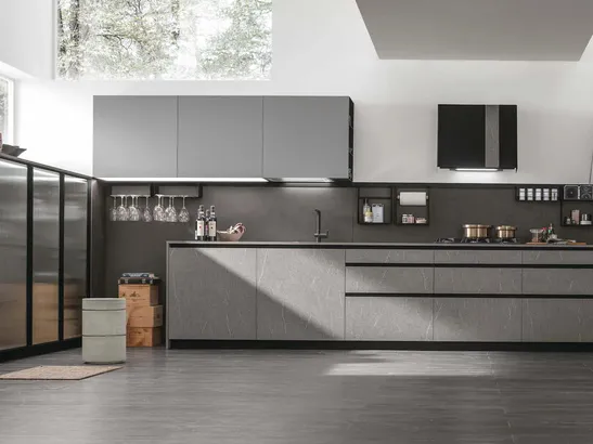 Cucina Moderna angolare Metropolis 02 di Stosa