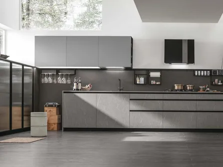 Cucina Moderna angolare Metropolis 02 di Stosa
