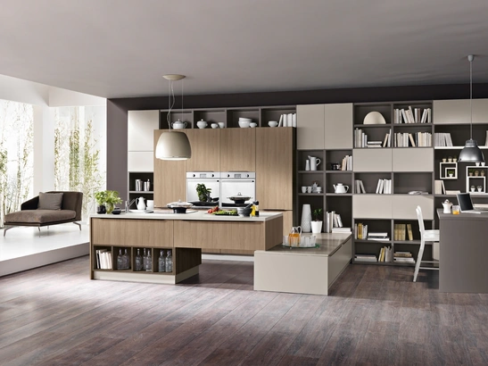 Cucina Moderna con penisola Miami 10 di Spar