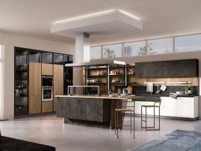 Cucina Moderna con isola Miami 04 di Spar