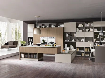 Cucina Moderna con isola Miami 10 di Spar