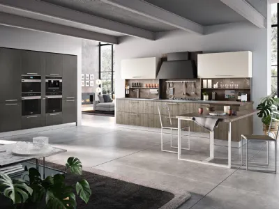 Cucina Moderna con penisola Miami 48 di Spar