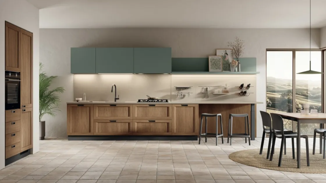 Cucina Moderna ad angolo Moda 05 di Scavolini