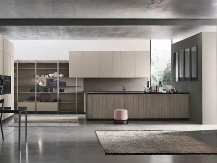 Cucina Moderna con penisola Natural 08 di Stosa