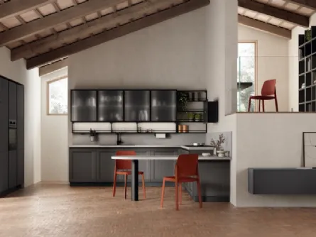 Cucina Moderna con penisola Regola 04 di Scavolini
