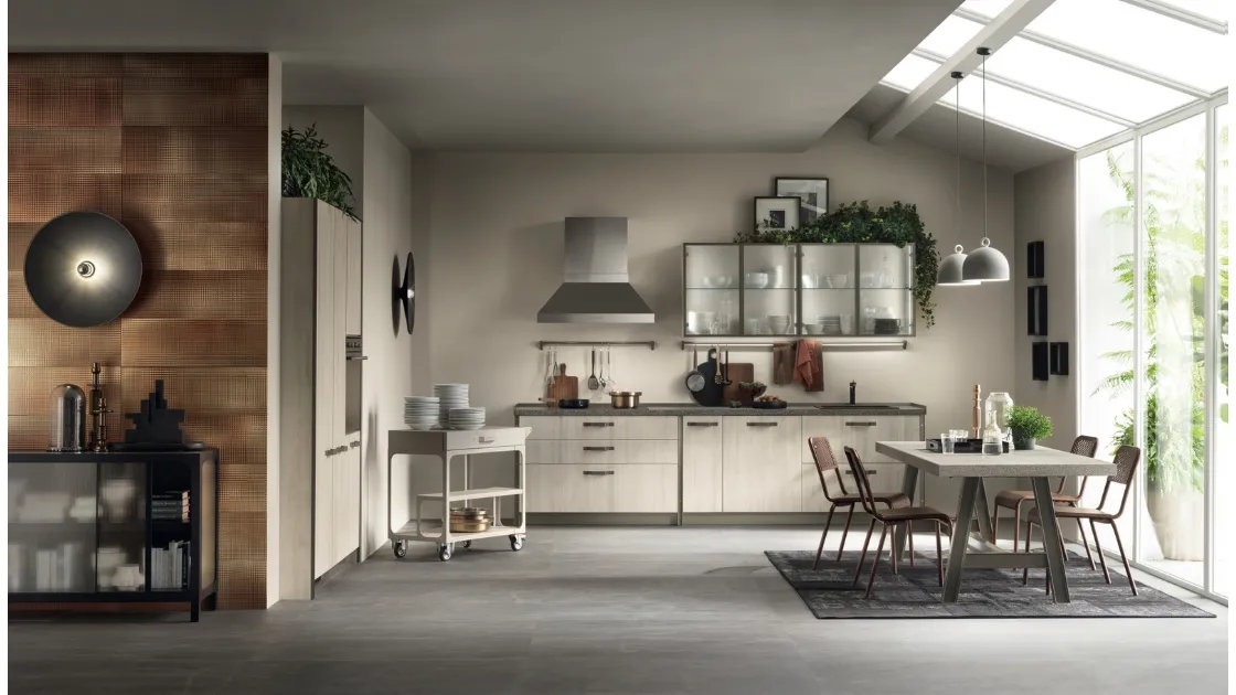Cucina Moderna Diesel get Together 06 Bright Metropolitan di Scavolini