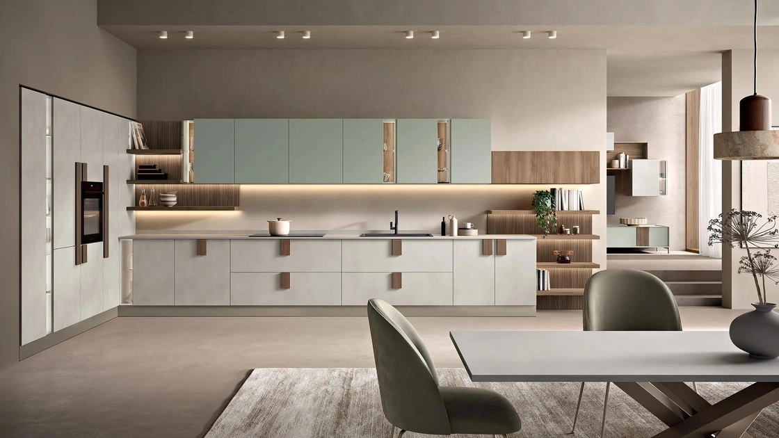Cucina Moderna angolare Sky 01 di Spar
