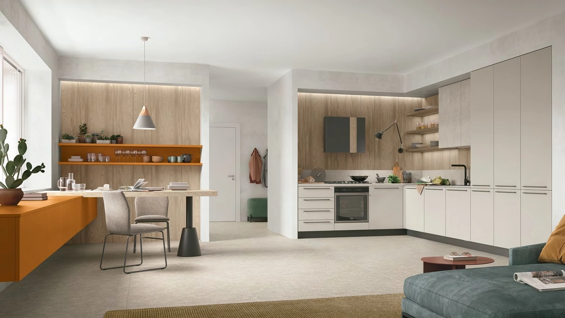 Cucina Moderna angolare Young Modern 07 di Stosa