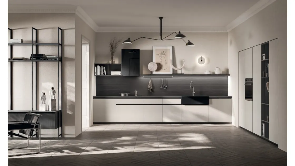 Cucina su misura Mira 03 in decorativo Home Matter e Gate Matter di Scavolini